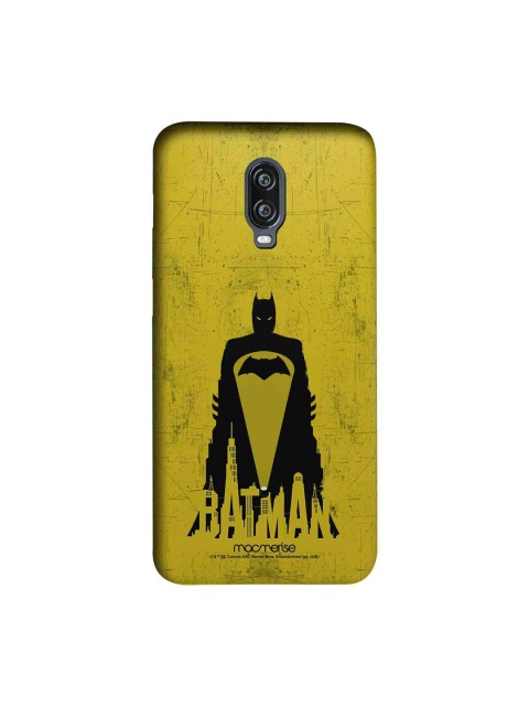 

macmerise Yellow & Black DC ComicsBat Sigl Sublime OnePlus 6T Back Cover