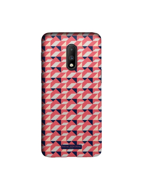 

macmerise Coral & Blue Payal Singhal vy Sublime OnePlus 7 Mobile Case