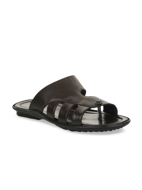 

Liberty Men Coffee Brown Solid Confort Sandals