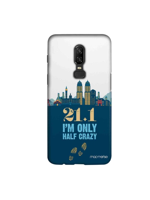 

macmerise Blue & White Half Crazy Illustration Sublime Oneplus 6 Case
