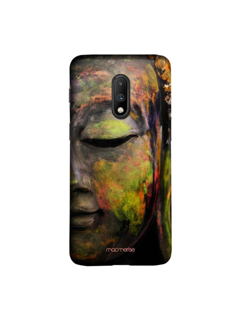 

macmerise Grey & Green Buddha Art Sublime OnePlus 7 Back Cover