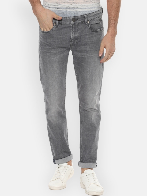 

Louis Philippe Jeans Men Grey Slim Fit Mid-Rise Clean Look Stretchable Jeans