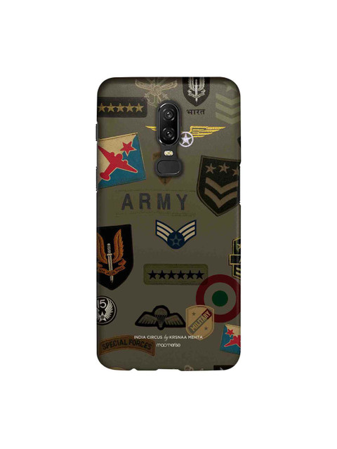 

macmerise Olive Green & Black Roger That Sublime OnePlus 6 Back Case