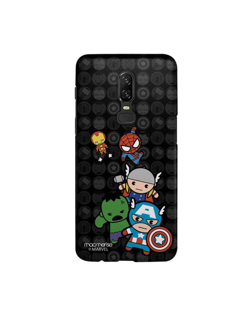 

macmerise Black & Blue Marvel Comics Kawaii Art Sublime OnePlus 6 Case