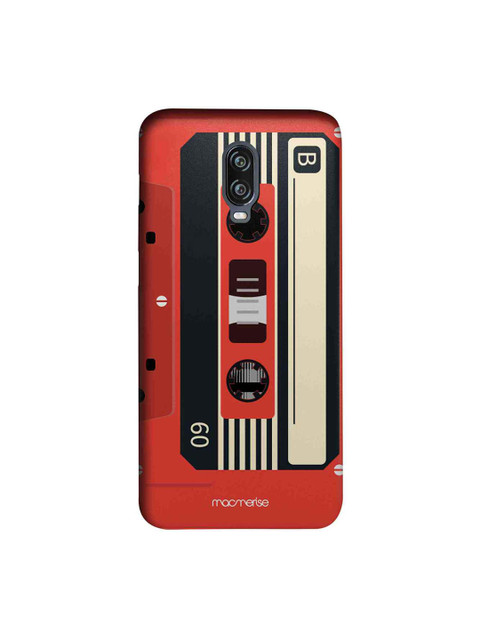 

macmerise Beige & Red Casette Sublime OnePlus 6T Back Case