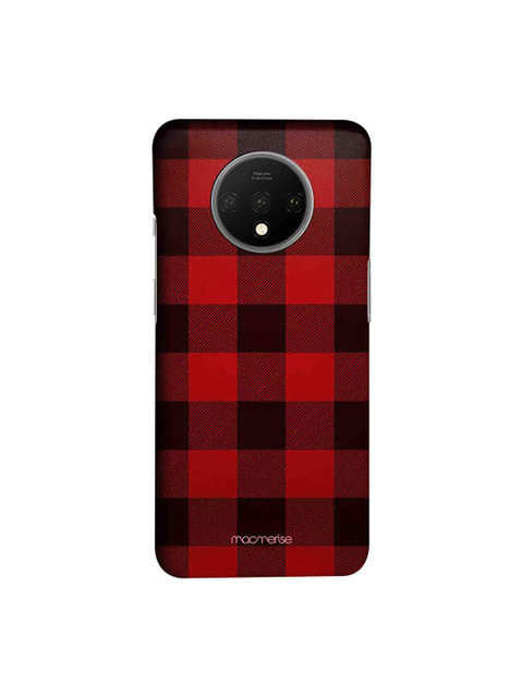 

macmerise Red & Black Checkmate Sublime OnePlus 7T Back Case