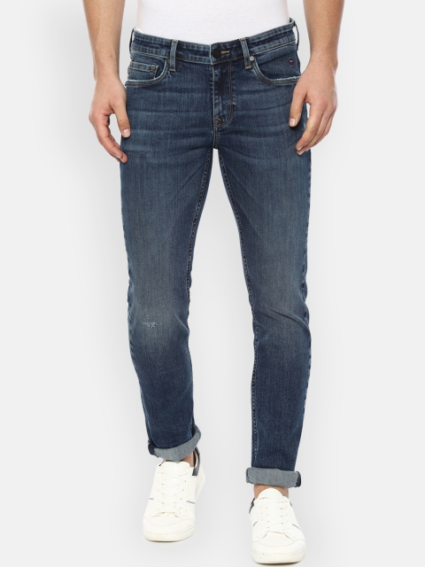 

Louis Philippe Jeans Men Blue Slim Fit Mid-Rise Clean Look Stretchable Jeans