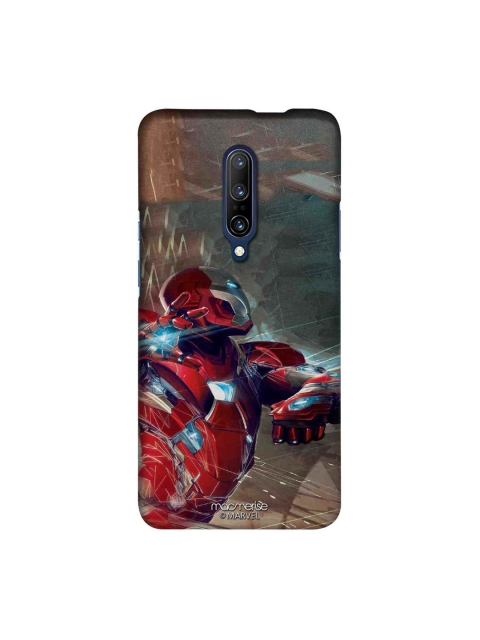 

macmerise Red & Blue Ironman Attack Sublime OnePlus 7 Pro Mobile Case