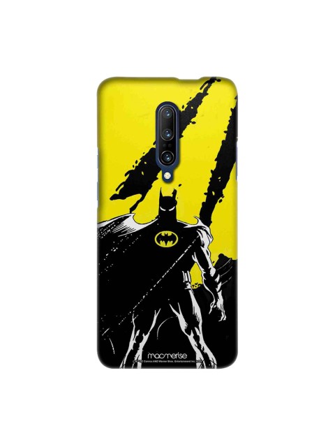 

macmerise Yellow & Black DC ComicsBat On The Lookout Sublime OnePlus 7 Pro Back Cover