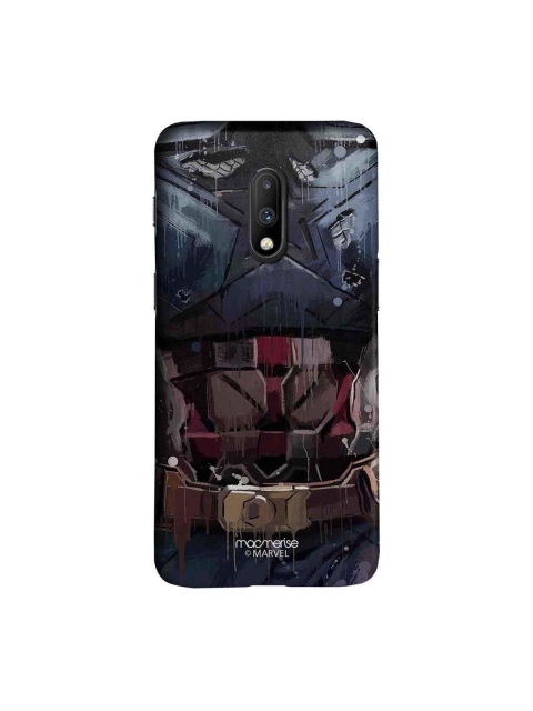 

macmerise Charcoal Grey & Brown Marvel Comics Grunge Suit Steve Sublime OnePlus 7 Case