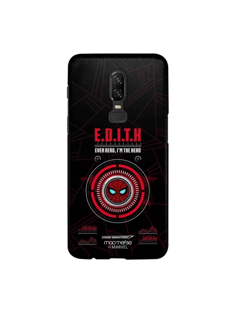 

macmerise Black & Red Marvel Comics Hello Edith Sublime OnePlus 6 Back Case