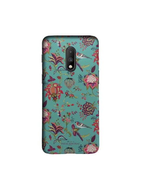 

macmerise Green & Pink Payal Singhal Chidiya Sublime OnePlus 7 Back Cover