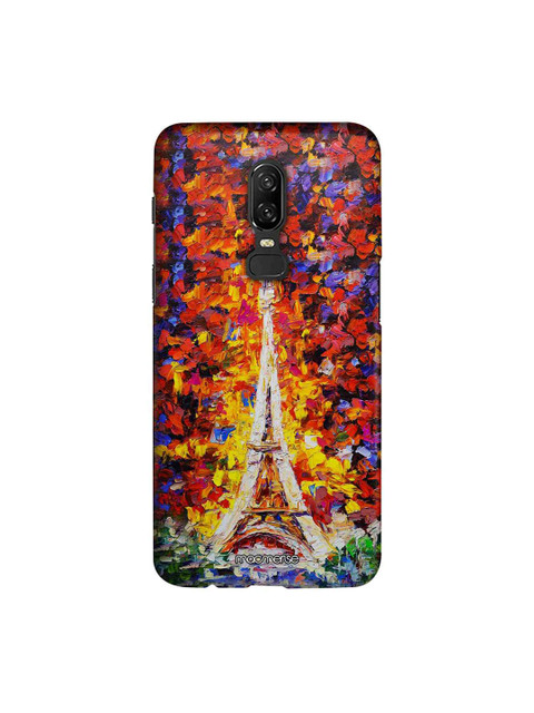 

macmerise Purple & Red Artistic Eifel OnePlus 6 Back Case