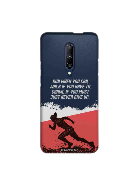 

macmerise Blue & White Running Motivation Illustration Sublime Oneplus 7 Pro Case