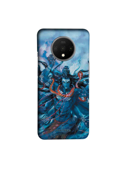 

macmerise Grey & Blue Graphic India Shiva Tandav Sublime OnePlus 7T Back Case
