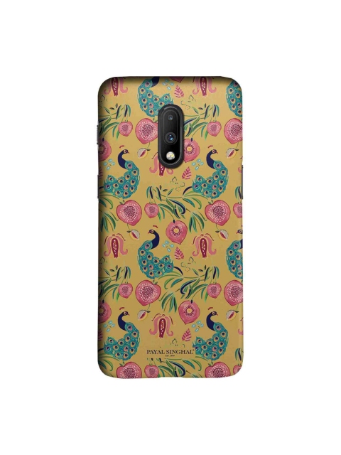 

macmerise Mustard Yellow & GreenPayal Singhal Aar & Mor Sublime OnePlus 7 Back Cover