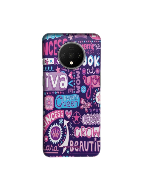 

macmerise Purple & Pink Diva Diaries Sublime OnePlus 7T Back Case