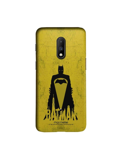

macmerise Yellow & Black DC ComicsBat Sigl Sublime OnePlus 7 Back Cover