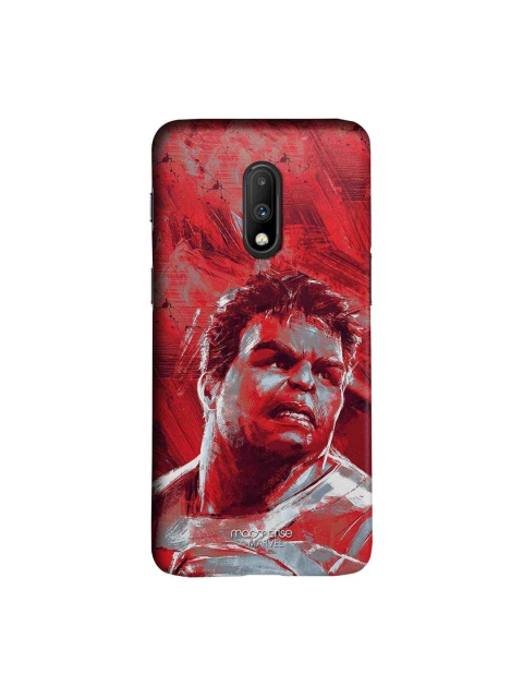 

macmerise Red & Grey Marvel Comics Charcoal Art Hulk Sublime OnePlus 7 Back Case, Multi