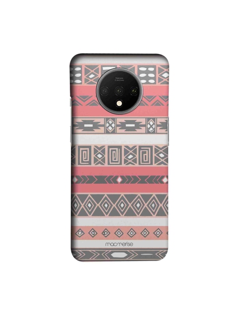 

macmerise Grey & Peach-Coloured Aztec Sublime OnePlus 7T Back Case