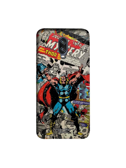

macmerise Multicoloured Marvel Comics Comic Thor OnePlus 6T Case, Multi