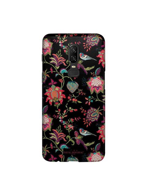 

macmerise Black & Pink Payal Snghal Chidiya Sublime OnePlus 6 Back Case
