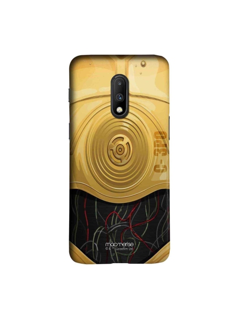 

macmerise Brown & Black Star Wars Attire C3PO Sublime OnePlus 7 Back Case