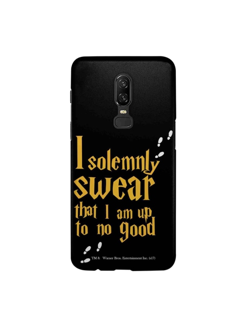 

macmerise Black & Yellow Harry Potter Solemnly Swear Sublime OnePlus 6 Back Case
