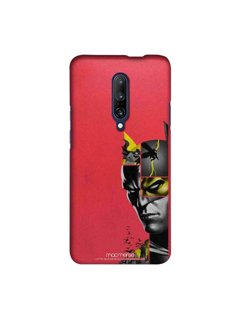 

macmerise Red & Grey DC Comics Bat Collage Sublime OnePlus 7 Pro Back Case