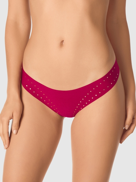 

La Senza Women Burgundy Solid Sexy No Show Thongs 11148901-4KSZ