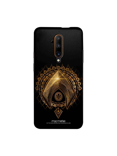 

macmerise Black & Gold-Toned Aquaman Logo Sublime OnePlus 7T Pro Back Case