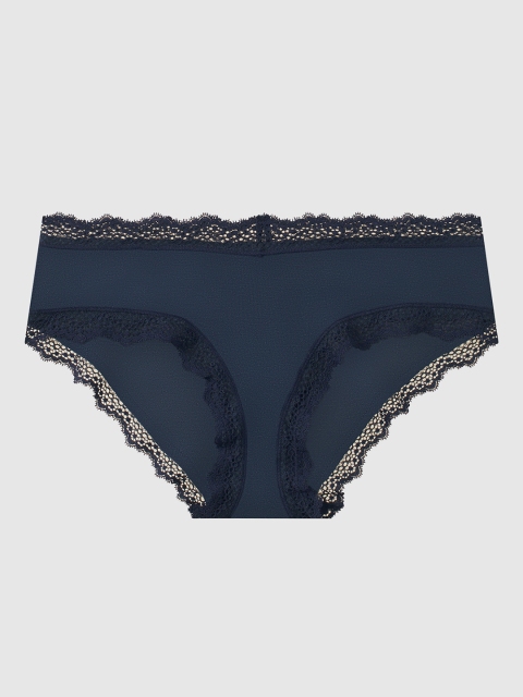 

La Senza Women Navy Blue Solid Remix Ultrasoft Hipster Briefs 11152322-43CF