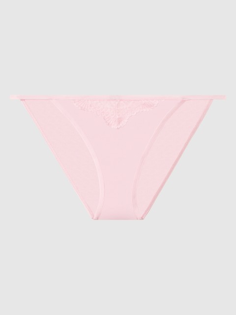 

La Senza Women Pink Solid Remix Ultrasoft Bikini Briefs 11151717-98S6