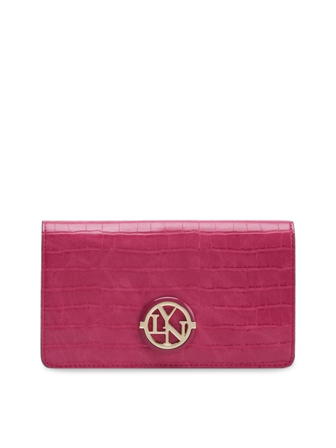 

LYN Women Pink Textured Sling Bag