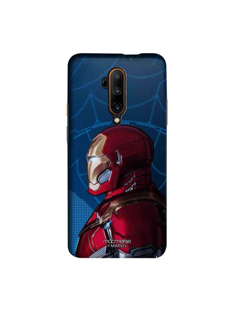 

macmerise Blue & Red Marvel Comics Iron Man Side Armor Sublime OnePlus 7T Pro Back Case
