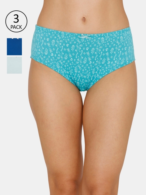 

Zivame Women Pack of 3 Assorted Hipster Briefs ZI2420FASHDBRWN