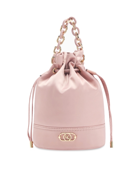 

LYN Women Pink Solid Shoulder Bag