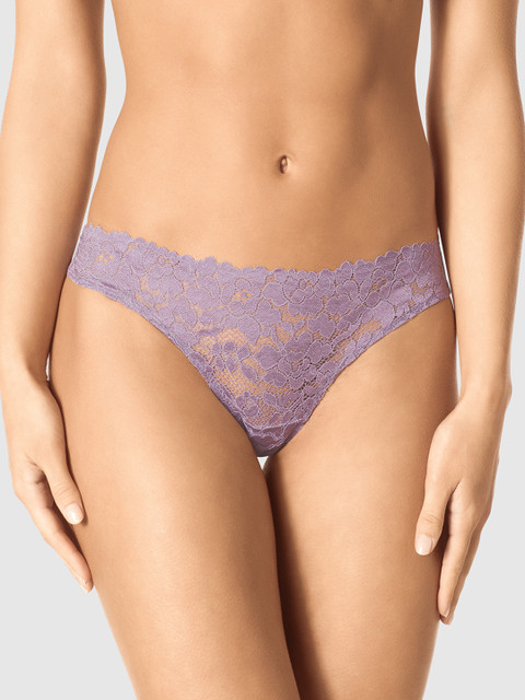 

La Senza Women Lavender Self Design Thongs 11130003-76B3