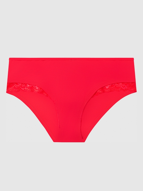

La Senza Women Coral Pink Solid Remix Ultrasoft Hipster Briefs 11152283-0TPT