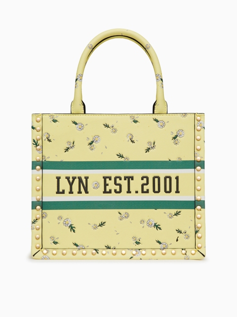 

LYN Women Yellow Printed Shoulder Bag