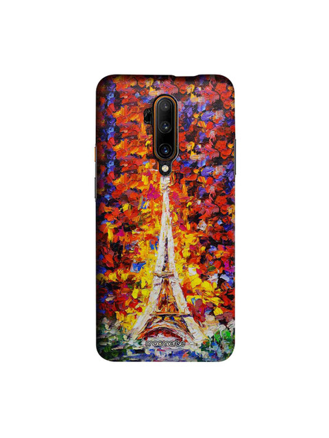 

macmerise Purple & Red Artistic Eifel Tower Sublime OnePlus 7T Pro Back Case