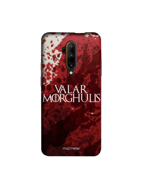

macmerise Red & White Valar Morghulis Sublime OnePlus 7T Pro Back Case