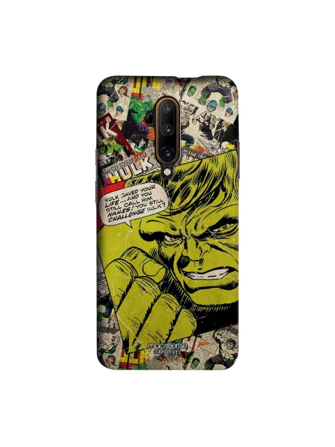 

macmerise Green & Black Marvel Comics Hulk Sublime OnePlus 7T Pro Back Case
