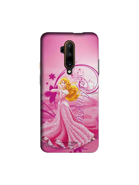 

macmerise Pink & Yellow Disney Aurora Sublime OnePlus 7T Pro Back Case