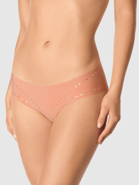 

La Senza Women Pink Solid Sexy No Show Bikini Briefs 11148902-4KTB