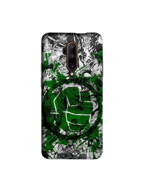 

macmerise Green & Black Marvel Comics Splash Out Hulk Fist Sublime OnePlus 7T Pro Back Case