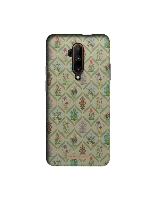 

macmerise Green & Blue Payal Singhal Mughal Motifs Sublime OnePlus 7T Pro Back Case