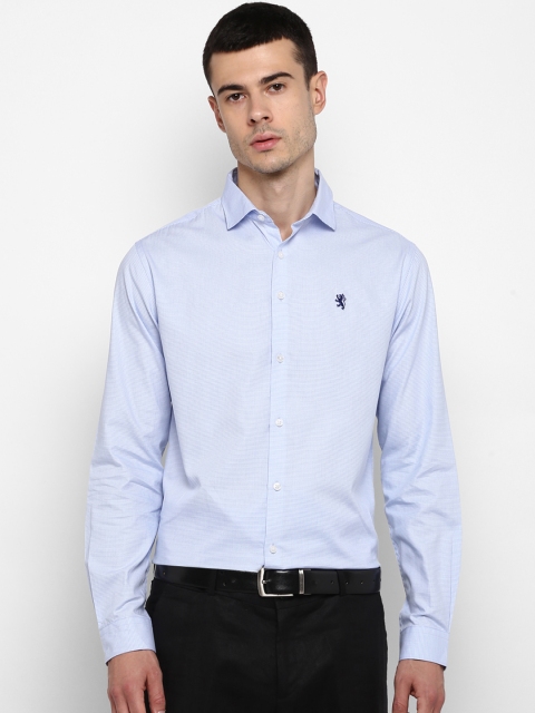 

Red Tape Men Blue & White Checked Formal Shirt