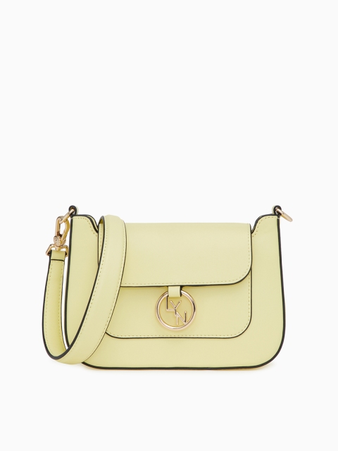 

LYN Women Yellow Solid Shoulder Bag