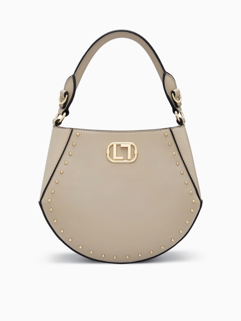 

LYN Taupe Solid Handheld Bag